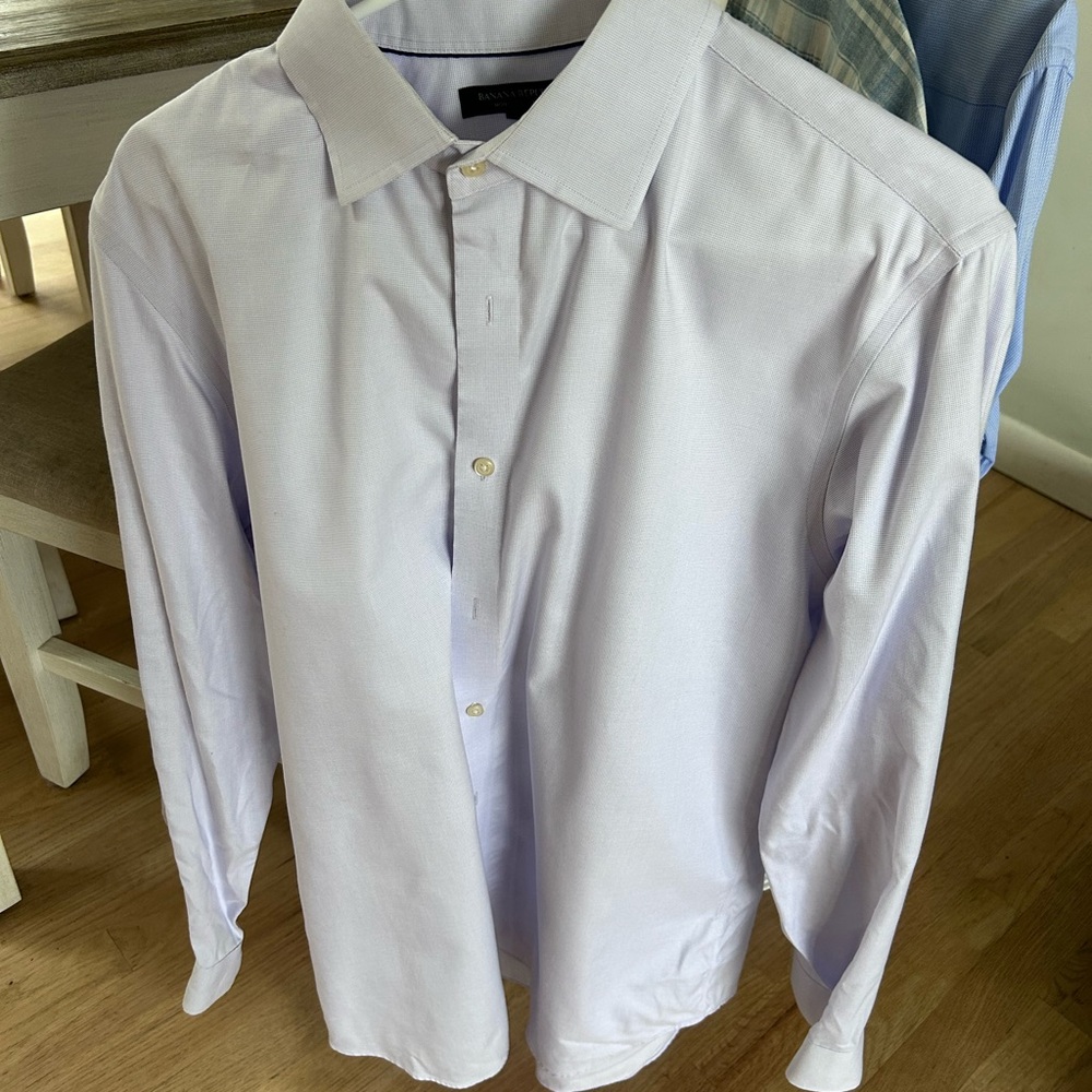Banana Republic men’s dress shirt, purple